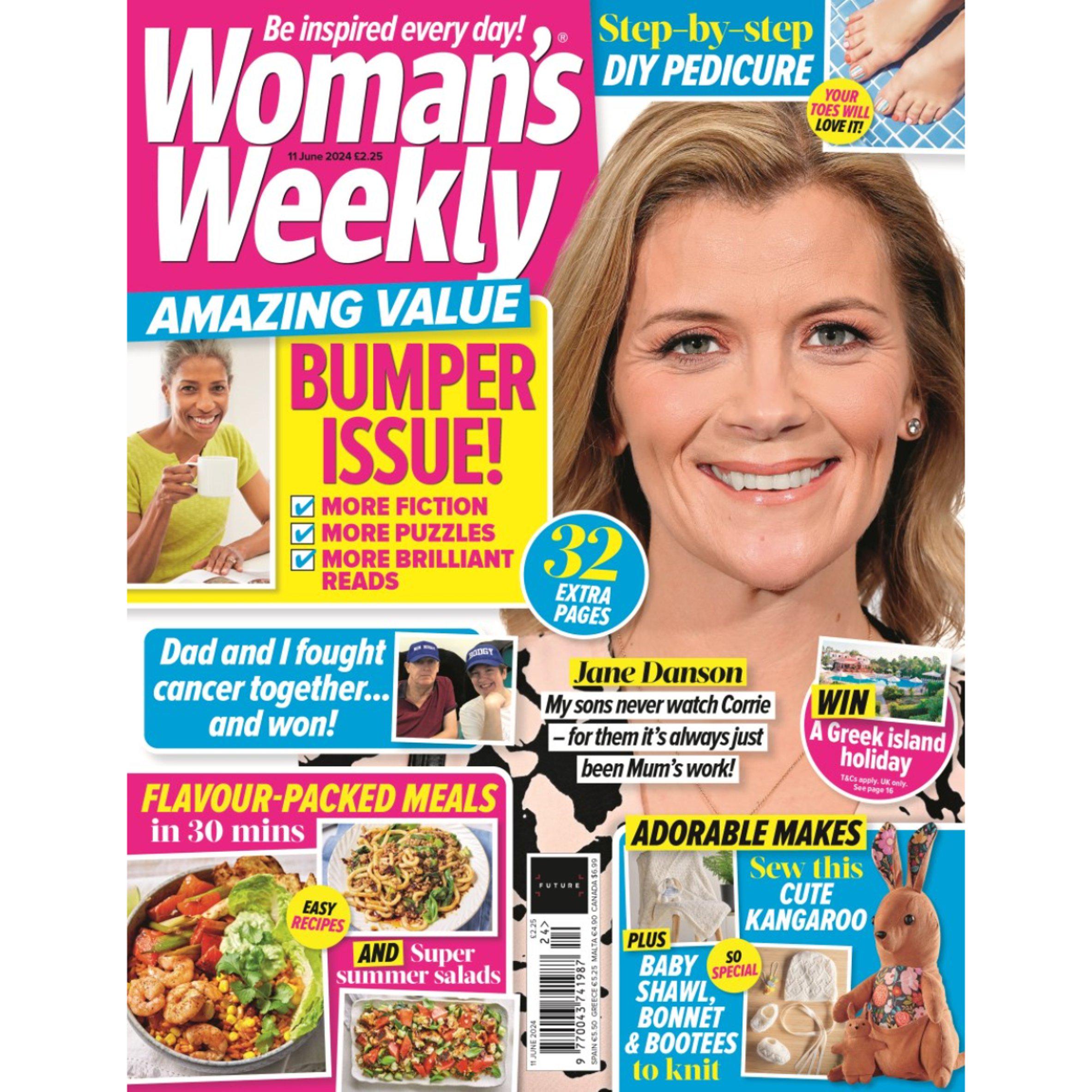 Woman's Weekly Magazine GOODS Sainsburys