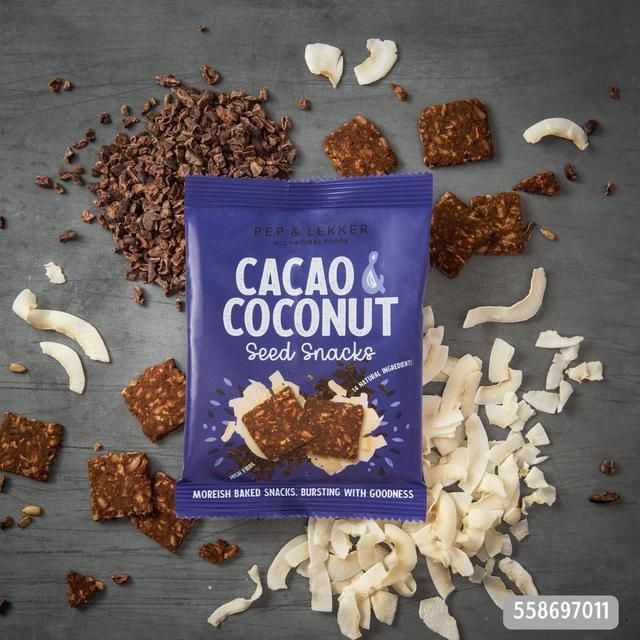 Cacao & Coconut Baked Seed Prebiotic Snack Bites 30g