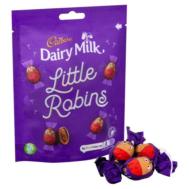 Cadbury Dairy Milk Little Robins Chocolate Bag 77g