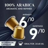Caffe Borbone 100% Arabica Intensity 6 Nespresso Compatible Capsules 10 per pack