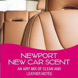 California Scents Newport New Car Vent Sticks Car Air Fresheners 4 per pack
