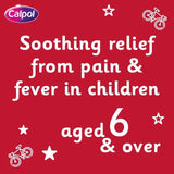 Calpol SixPlus Sugar & Colour Free Suspension Sachets Strawberry 6+ Years   12 x 5ml