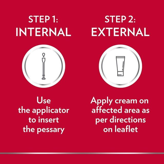 Canesten Thrush Soft Gel Pessary & Cream Combi 50g