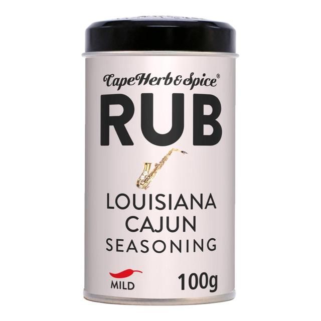 Cape Herb & Spice Louisiana Cajun Seasoning Rub Tin   100g
