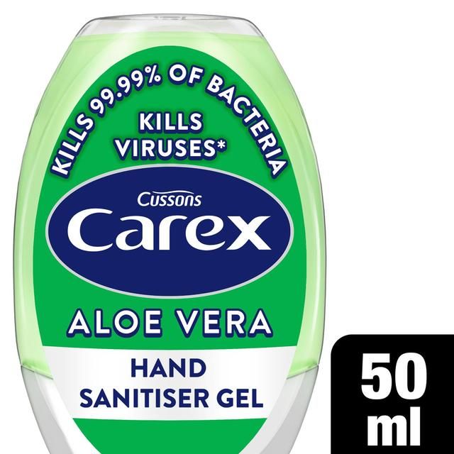 Carex Aloe Vera Antibacterial Hand Sanitiser Gel 50ml