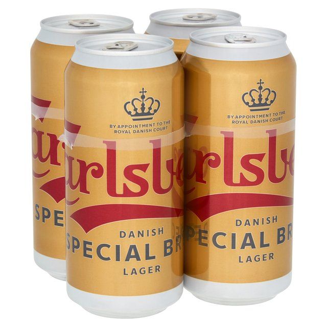 Carlsberg Special Brew Lager Beer Cans 4 x 440ml