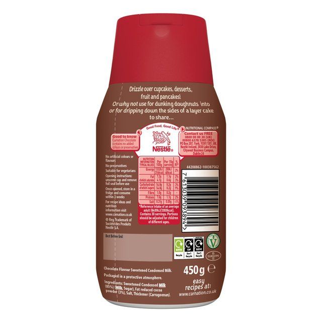 Carnation Chocolate Drizzle Bottle 450g