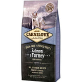 Carnilove Grain Free Puppy Salmon & Turkey Dry Dog Food 1.5kg