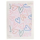 Caroline Gardner Hearts Gift Wrap Sheets 2 per pack