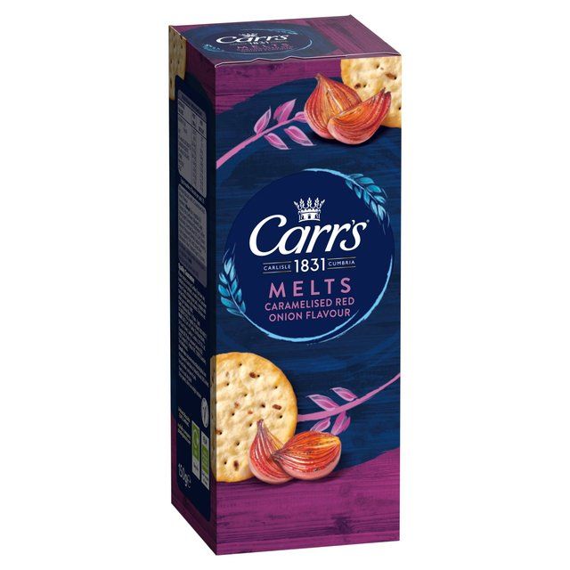 Carr's Melts Caramelised Red Onion Crackers 150g