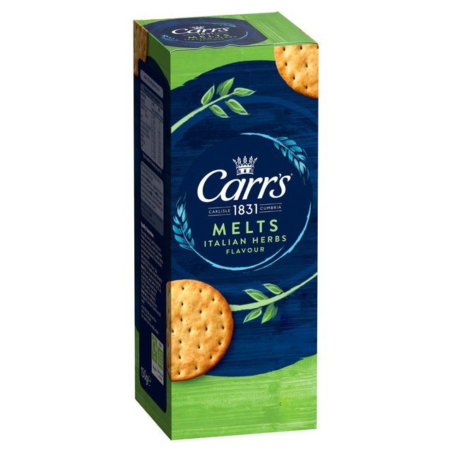 Carr's Melts Italian Herbs Flavour Crackers 150g