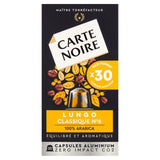 Carte Noire Lungo Aluminium Nespresso Compatible Capsules 30 per pack