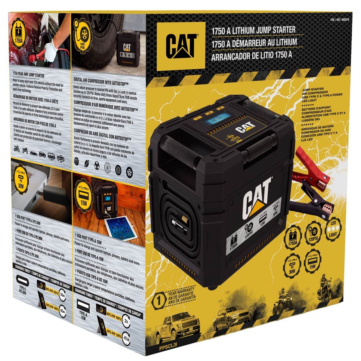 CAT Cube 1750 Digital Jump Starter (PPSCL3I)