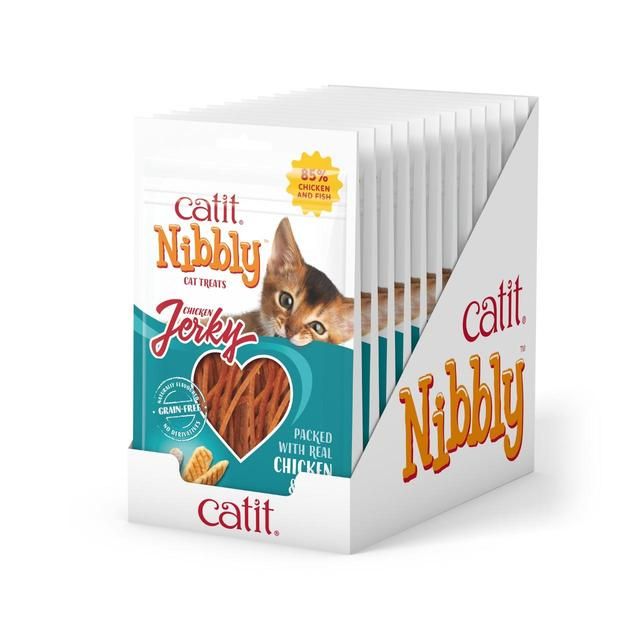 Catit Nibbly Jerk Chicken & Fish Cat Treat 30g