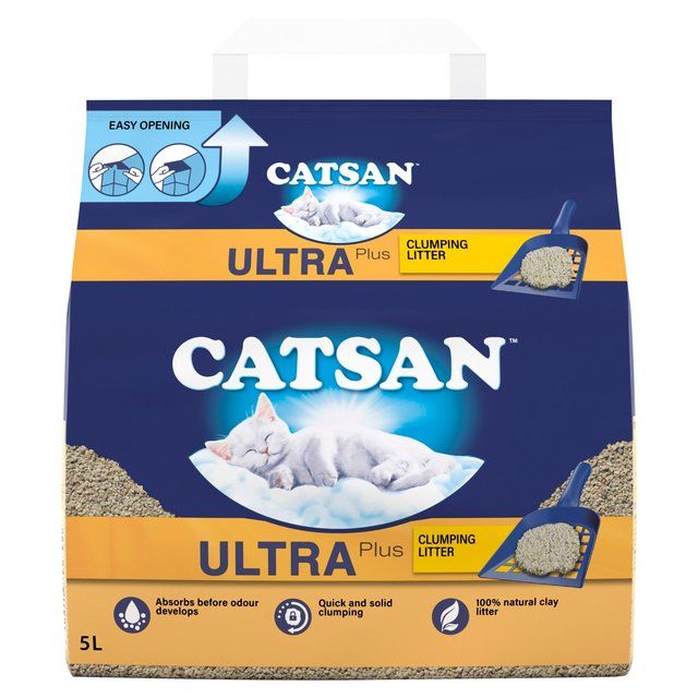 Catsan Ultra Clumping Odour Control Cat Litter 5L