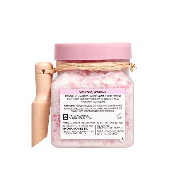 Sunday Rain Rose Bath Crystals GOODS Superdrug