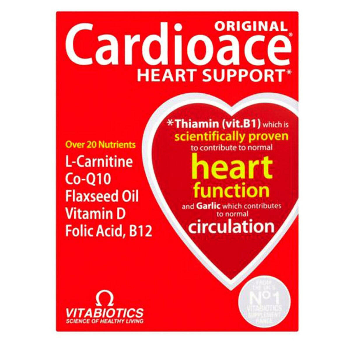 Vitabiotics Cardioace - 30 Tablets GOODS Boots