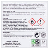Superdrug Glass and Lens Wipes 20 Pack GOODS Superdrug