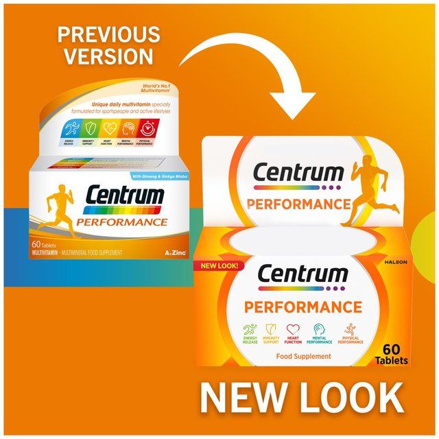 Centrum Performance Multivitamin & Vitamin Tablets 60 per pack