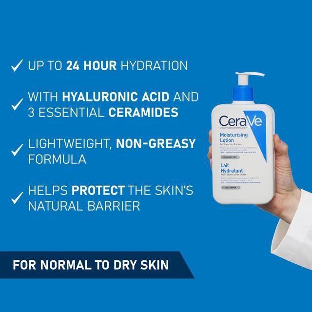CeraVe Moisturising Lotion with Ceramides for Dry to Very Dry Skin 473ml