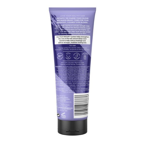 Charles Worthington Colourplex Ton Ultraviolet Shampoo 250ml