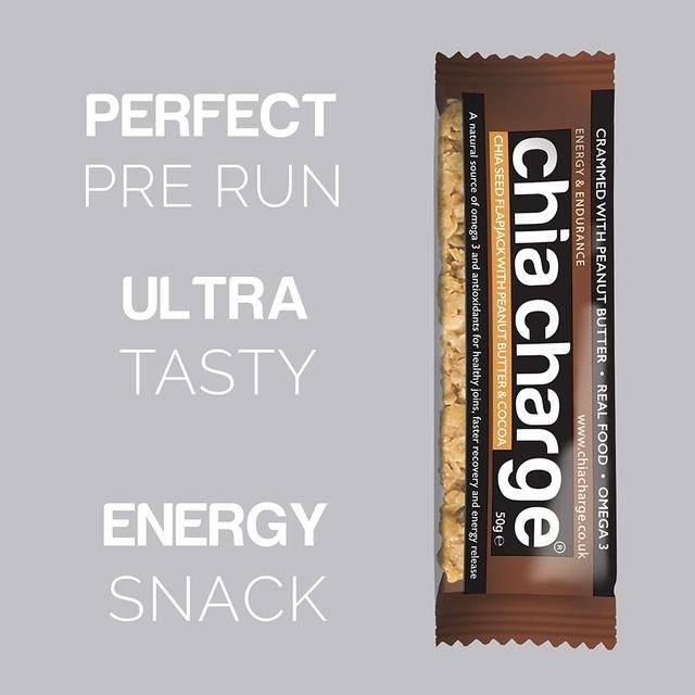 Chia Charge Peanut Butter & Cocoa Chia Seed Flapjack 50g