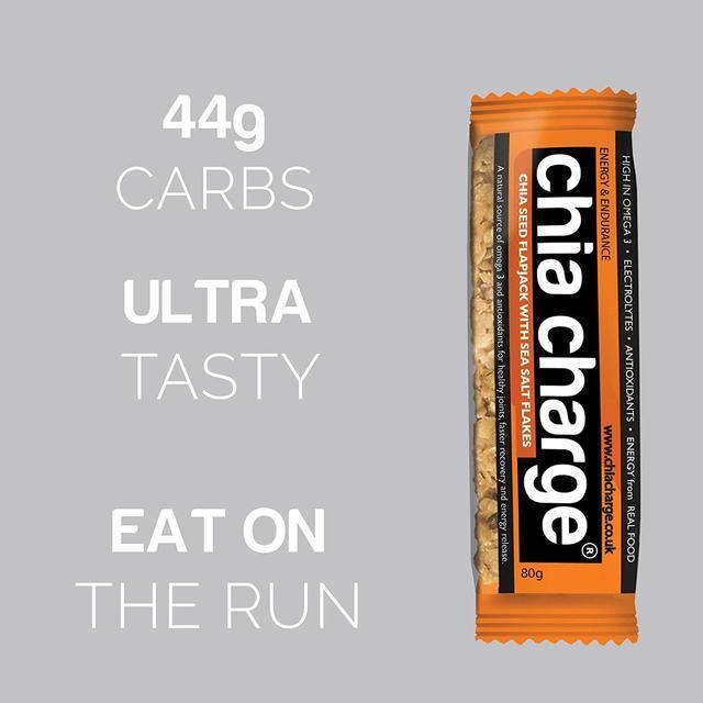 Chia Charge Sea Salt Flakes Chia Seed Flapjack 80g