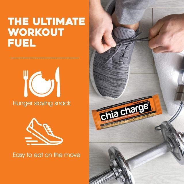 Chia Charge Sea Salt Flakes Chia Seed Flapjack 80g