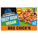 Chicago Town 2 Deep Dish Vegan BBQ Chicken Mini Pizzas 2 x 155g