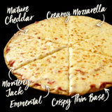 Chicago Town Crispy Chicago Thin Cheese Large Pizza 439g