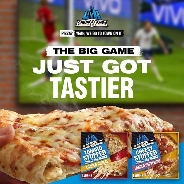 Chicago Town Takeaway Stuffed Crust Pepperoni Large Pizza 645g