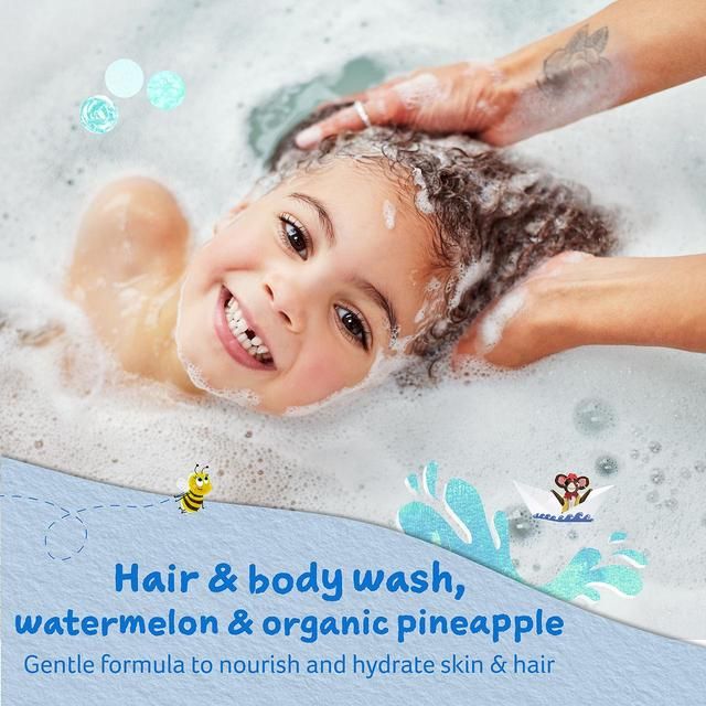 Childs Farm Kids Watermelon & Organic Pineapple Hair & Body Wash    250ml
