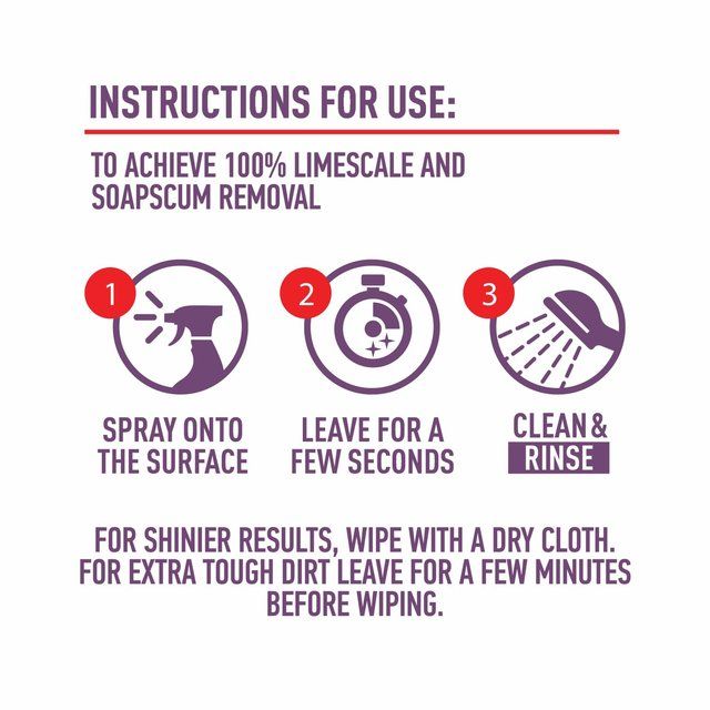 Cif Perfect Finish Specialist Cleaner Spray Limescale 435ml