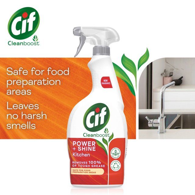 Cif Power & Shine Kitchen Spray   700ml