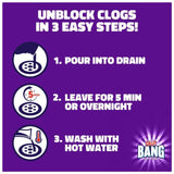 Cillit Bang Drain Odour Eliminator & Unblocker Gel   500ml