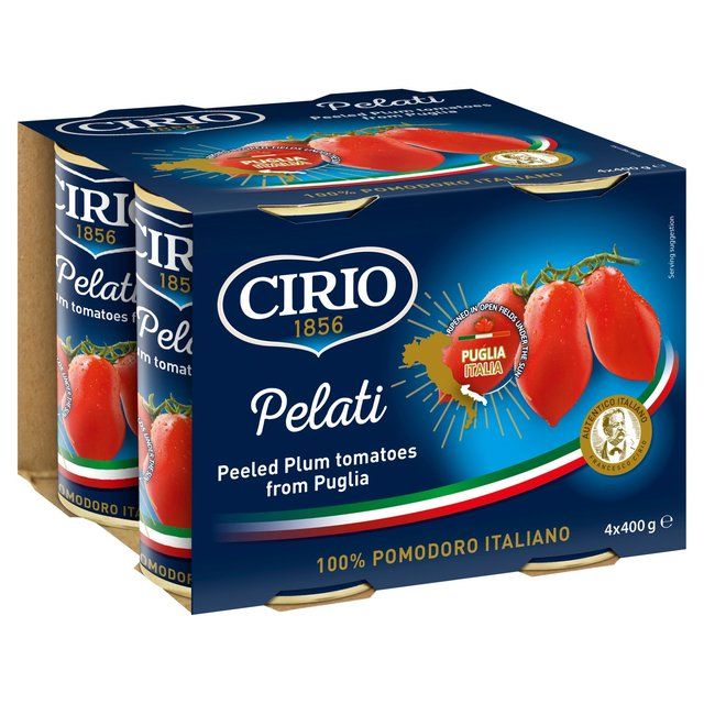 Cirio Peeled Plum Tomatoes 4 x 400g