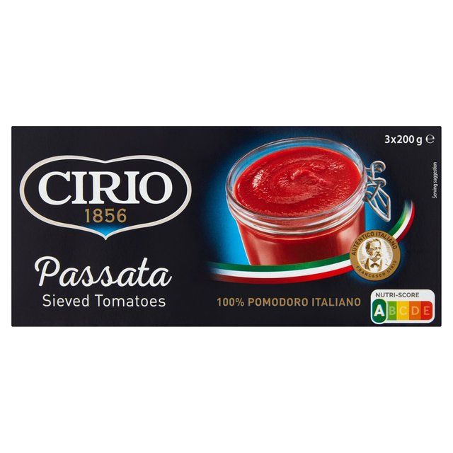 Cirio Smooth Passata Carton 3 x 200g