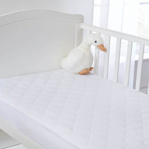 Clair De Lune Anti-Allergy Quilted Mattress Protector Cotbed