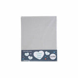 Clair De Lune Fitted Sheet Twin Pack Cot Grey Grey
