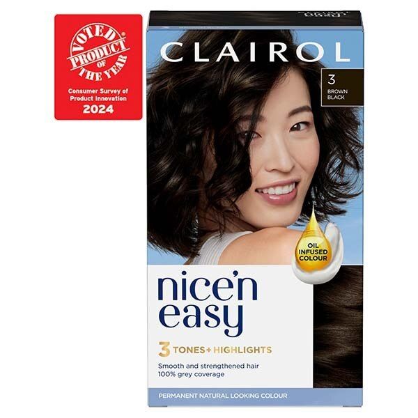 Clairol Nice'n Easy Hair Dye SB1 Ultra Light Beach Blonde 3 Brown Black