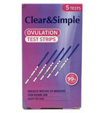 Clear & Simple Ovulation Test Strips - 5 Tests