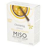 Clearspring Mellow White Miso Soup with Tofu & Green Onions 4 x 10g