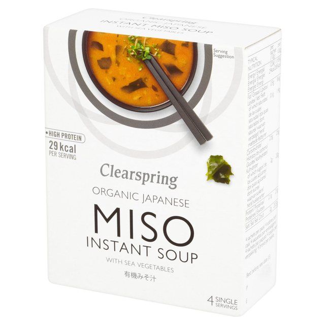 Clearspring Organic Miso Soup & Sea Vegetable 4 x 10g