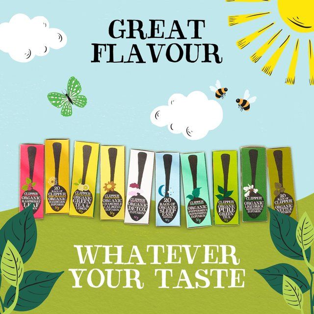 Clipper Organic & Fairtrade Green Tea 40 per pack