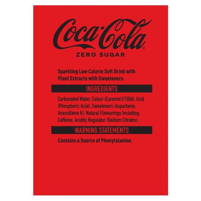 Coca-Cola Zero Sugar 18 x 330ml