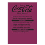 Coca-Cola Zero Sugar Cherry 8 x 330ml