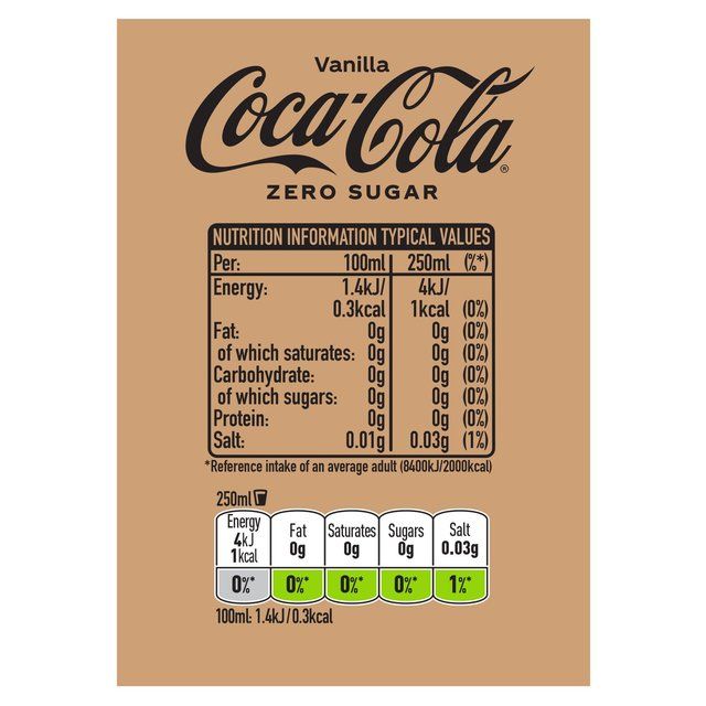 Coca-Cola Zero Sugar Vanilla 2L