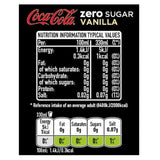 Coca-Cola Zero Sugar Vanilla 8 x 330ml