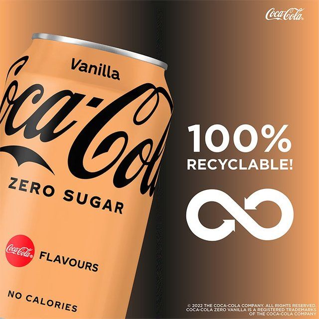 Coca-Cola Zero Sugar Vanilla 8 x 330ml