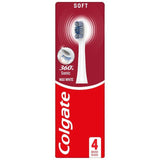 Colgate Battery 360 Sonic Max White Soft Replacement Brush Heads 4 per pack